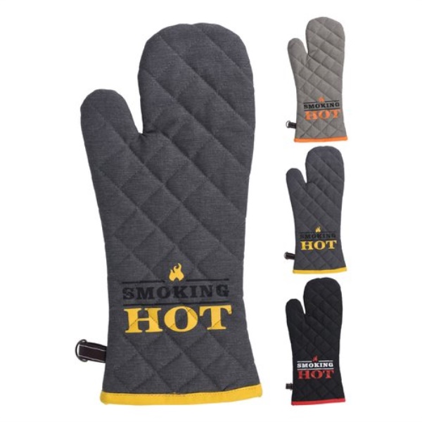 Guanto barbecue Bbq A35832000 SMOKING HOT Assortito
