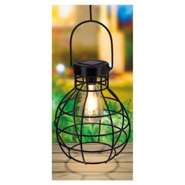 Lampada tavolo solare Koopman 512000910 Nero