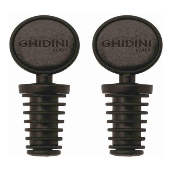 Set tappi bottiglia Ghidini Cipriano 16006X SOMMELIER Nero