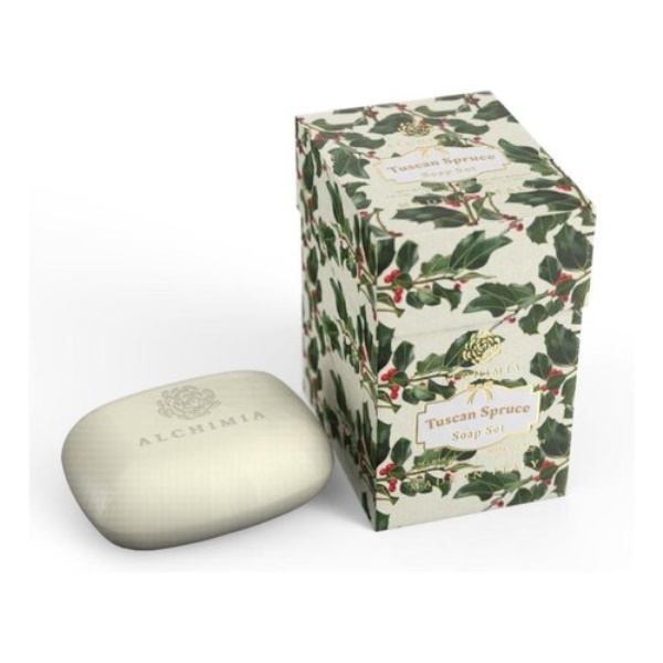 Sapone Alchimia Tuscan spruce edizione natale 3 x 150 gr