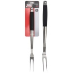 BBQ - Forchettone barbecue Bbq C04000130 Inox e Nero