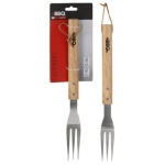 BBQ - Forchettone barbecue Bbq C83506010 Inox e Legno