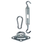 Koopman - Set tenditori fune Koopman C22910720 per vele ombreggianti Cromato