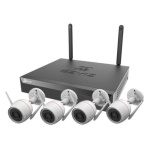 EZVIZ - Videoregistratore sorveglianza Ezviz X5S 8W KIT NVR + 4 H3c Black e Wh