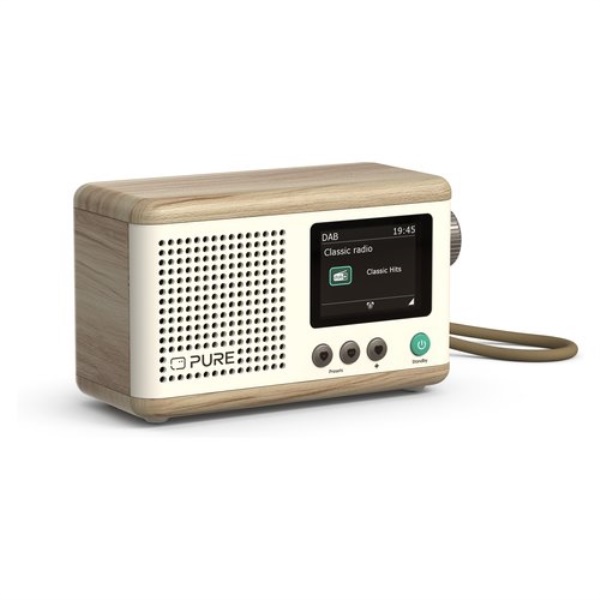 Radio Pure 253799 CLASSIC Mini Dab+ Cotton white e Oak