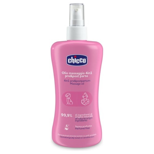 Olio corpo Chicco 00002256500000 Massaggio pre e post parto 4 in 1