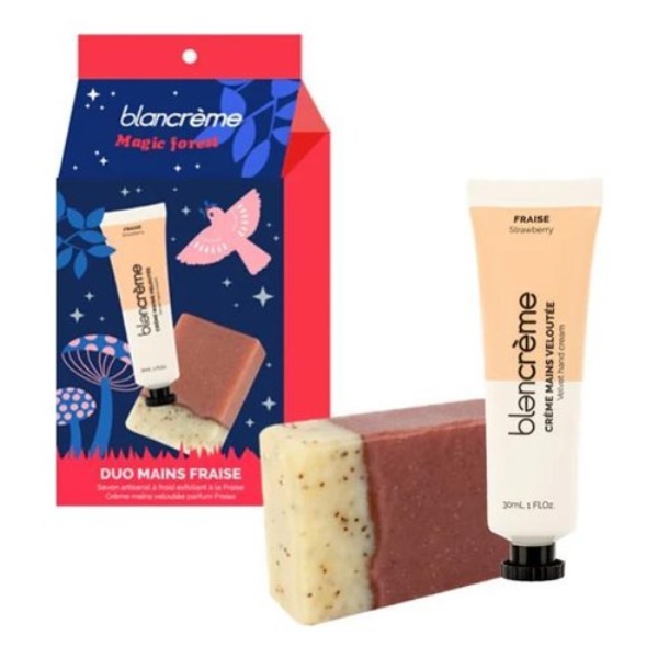 Set bagno Blancreme Paris Foresta magica duo mani fragola