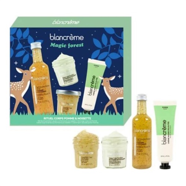 Set bagno Blancreme Paris Foresta magica rituale corpo mela nocciola