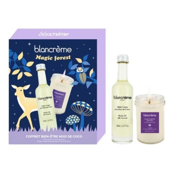 Set bagno Blancreme Paris Foresta magica benessere cocco