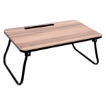 Koopman - Vassoio letto Koopman 170492040 Pieghevole Legno e Nero
