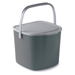 Snips - Pattumiera Snips 090096 con coperchio Grigio