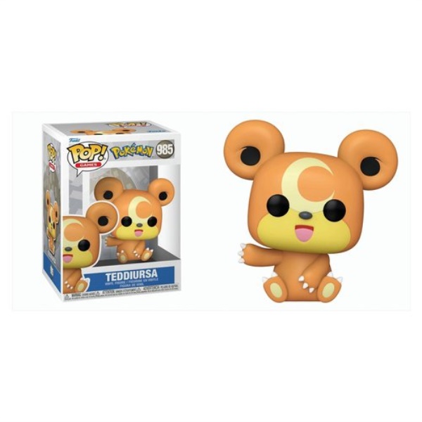 Personaggio collezione Funko 70936 POP GAMES Pokemon Teddiursa 985