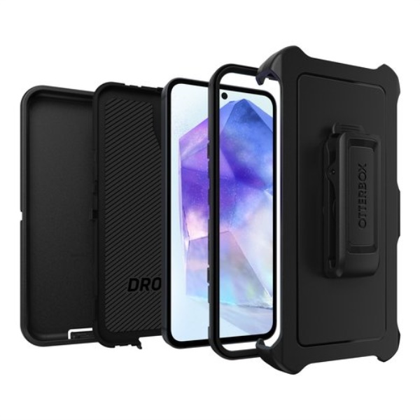 Cover Otterbox 77 95430 GALAXY A55 5G DEFENDER CASE Black