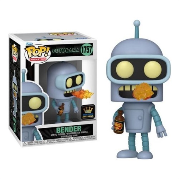 Personaggio collezione Funko 81941 POP ANIMATION Futurama Bender With 