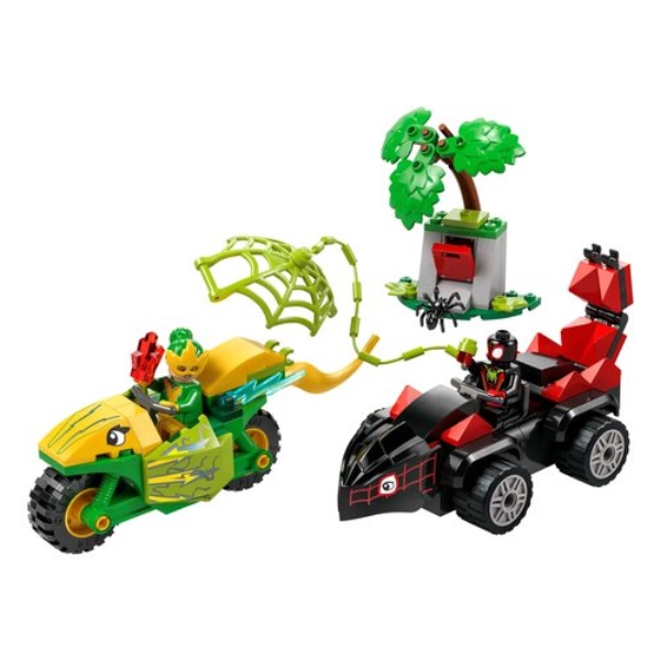 Costruzioni LEGO 11198 MARVEL SPIDEY Inseguimento sui dino-veicoli di 