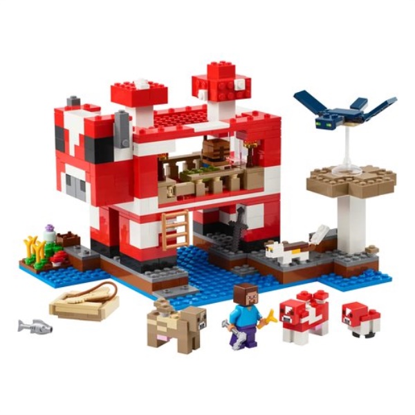 Costruzioni LEGO 21270 MINECRAFT La casa del Mooshroom