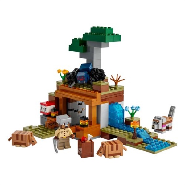 Costruzioni LEGO 21269 MINECRAFT Spedizione nella miniera dell’armadil