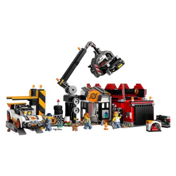 Costruzioni LEGO 60472 CITY Sfasciacarrozze con auto