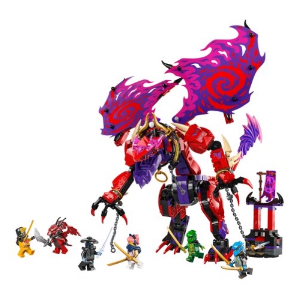 Costruzioni LEGO 71832 NINJAGO Thunderfang, il Drago del Caos