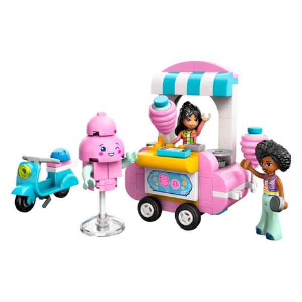Costruzioni LEGO 42643 FRIENDS Bancarella di zucchero filato e scooter