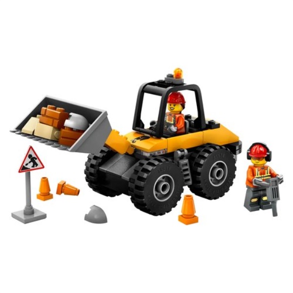 Costruzioni LEGO 60450 CITY GREAT VEHICLES Pala gommata gialla
