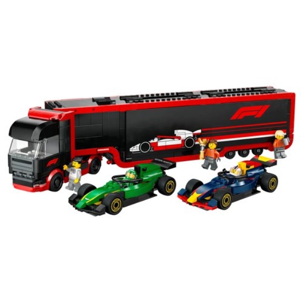 Costruzioni LEGO 60445 CITY Autotrasportatore F1 con monoposto RB20 e 