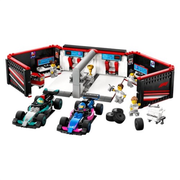Costruzioni LEGO 60444 CITY FORMULA1 Garage con monoposto Mercedes-AMG