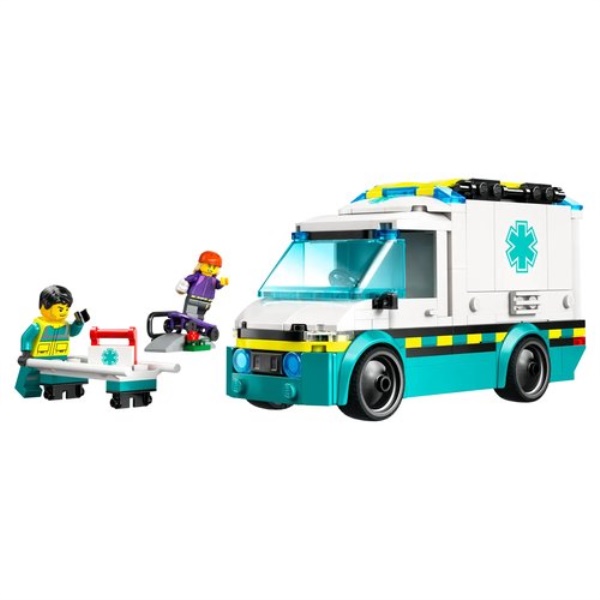 Costruzioni LEGO 60451 CITY GREAT VEHICLES Ambulanza di emergenza