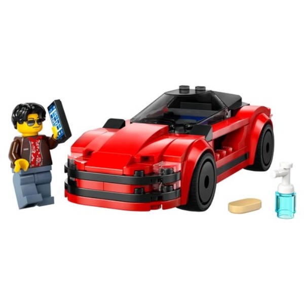 Costruzioni LEGO 60448 CITY GREAT VEHICLES Auto sportiva rossa