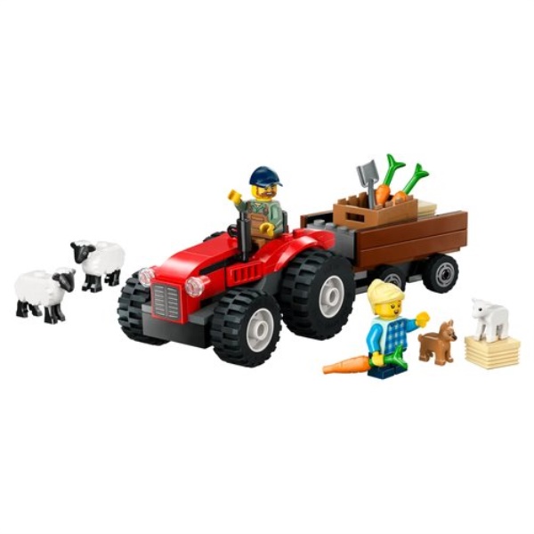 Costruzioni LEGO 60461 CITY GREAT VEHICLES Trattore agricolo rosso con