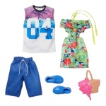 Mattel - Barbie and Ken Tropical Fashion Pack Mattel HBV72 BARBIE Assortito