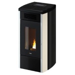 Cadel - Stufa pellet Cadel 7023113 ATENA Plus 12 T2 White steel