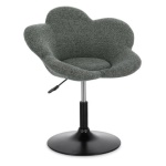 Poltrona Yes Everyday 0733456 FLEUR Girevole Nero e Senape