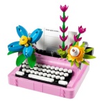 Costruzioni LEGO 31169 CREATOR 3 IN 1 Macchina da scrivere con fiori