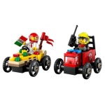 LEGO - Pack veicoli da corsa: pizzaiolo contro pompiere LEGO 60458 CITY GREAT