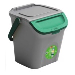 Stefanplast - Pattumiera differenziata Stefanplast 69001 ECO WAY Grigio e Verde