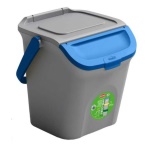 Stefanplast - Pattumiera differenziata Stefanplast 69002 ECO WAY Grigio e Blu