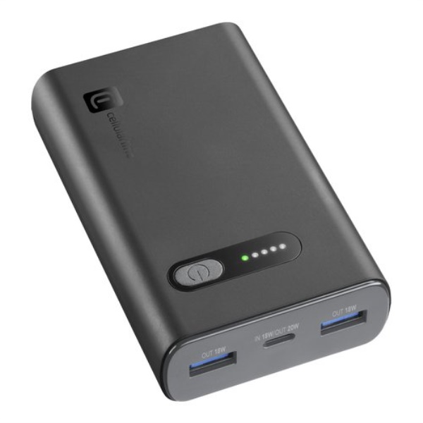 Power bank Cellular Line PBFAST01PD10000K FAST CHARGER Power Delivery 