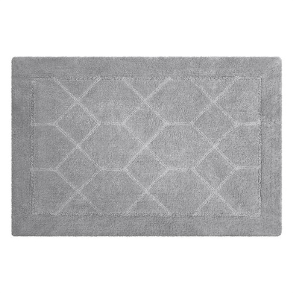 Tappeto bagno Quarzo Bianco 18390 ESAGONO Grigio