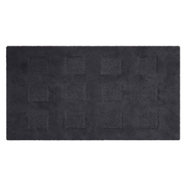 Tappeto bagno Quarzo Bianco 18475 CAPRI Nero