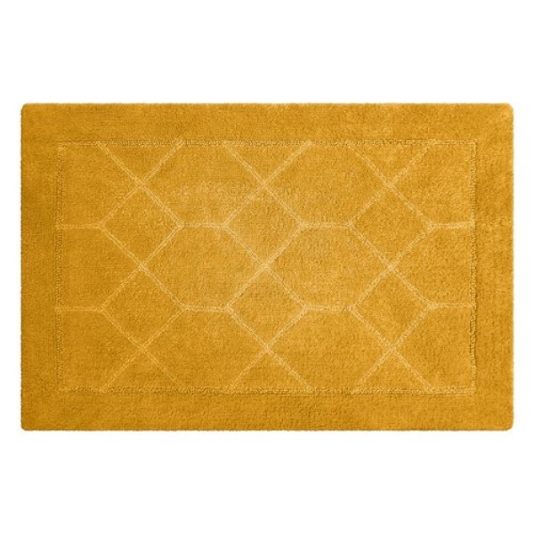 Tappeto bagno Quarzo Bianco 18406 ESAGONO Giallo