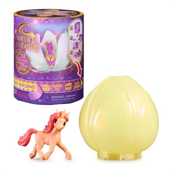 Personaggio Spin Master 6069341 UNICORN ACADEMY Unicorno con fiore mag