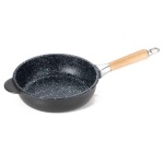 Padella Antik Ars 68.24PS PIERRESTONE alta con manico amovibile Nero