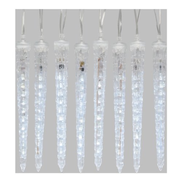 Tenda luminosa Natale Lotti 67806 Ghiaccioli Trasparente