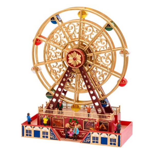 Paesaggio Natale Lotti 76884 XMAS KING Ruota panoramica con movimento,