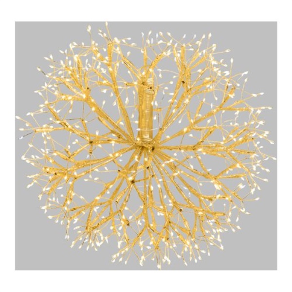 Sagoma luminosa Natale Lotti 77508 RICH Ramo sfera Champagne