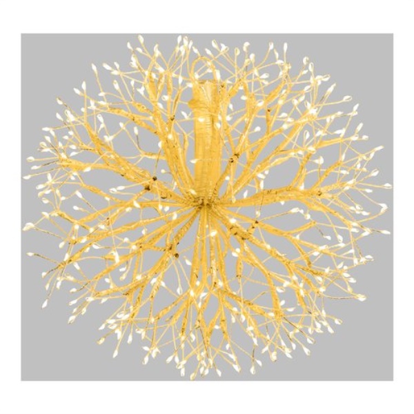 Sagoma luminosa Natale Lotti 77492 RICH Ramo sfera Champagne