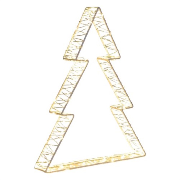 Albero Natale soprammobile Lotti 78345 Bianco