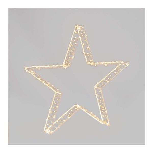 Decorazione luminosa Natale Lotti 78338 Stella Bianco