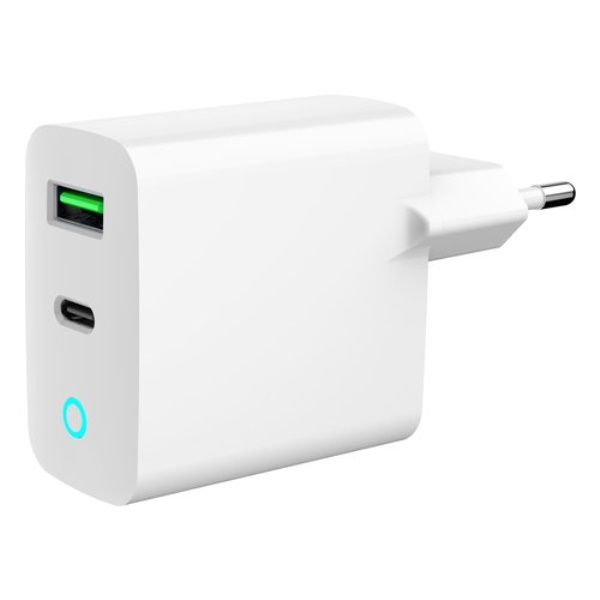 Caricabatterie Gembird TA UC PDQC20L W 01 20W Dual Port White
